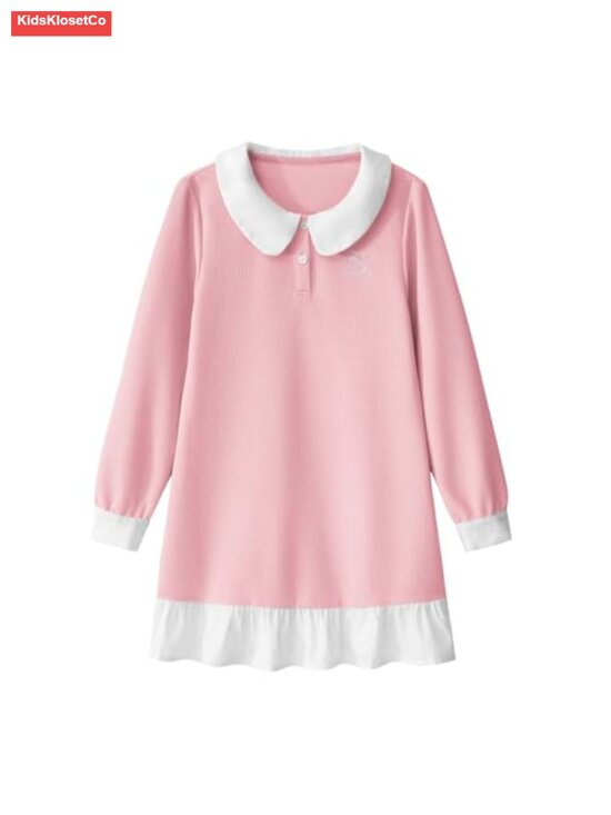 Other - Girls Long Sleeve A-Line Tulle Princess Dress Midi Length Casual Party